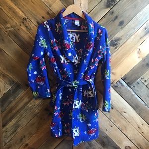 Children’s Place comic book inspired bathrobe